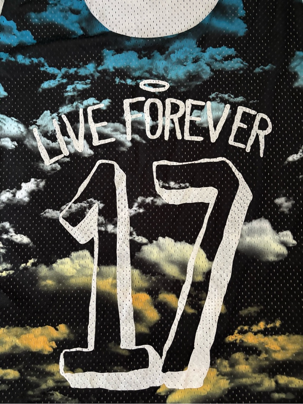 Trukfit men’s 2XL Born Winners live forever 17 basketball style jersey, NEW